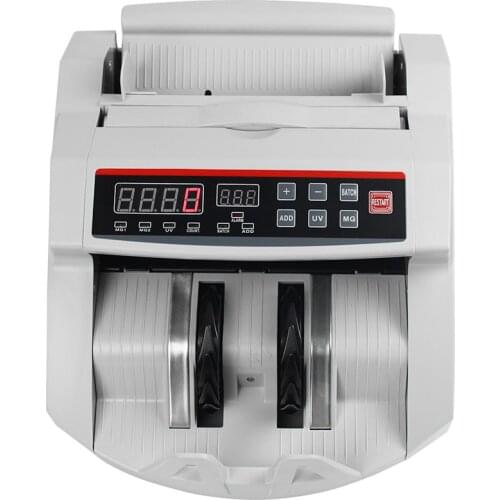 2108 UV/MG Money Counter machine Bill Counter with Counterfeit Bill Detection Counter Money Cash Banknote Machine