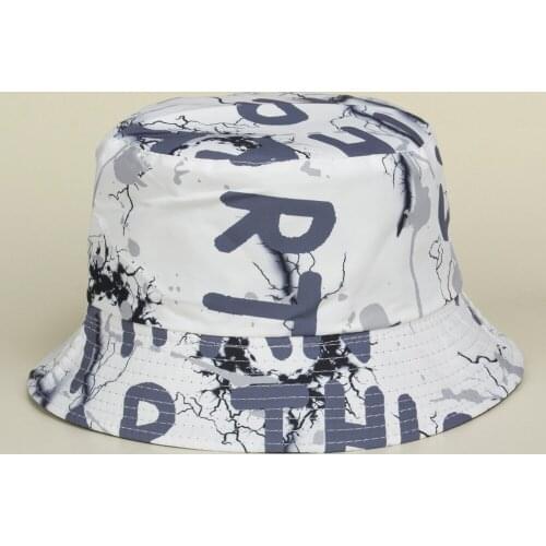 Spring And Summer Sunshade Fisherman Hat Letter Branch Double - Faced Basin Hat Travel Sunshade Hat Original Sunshade Cap