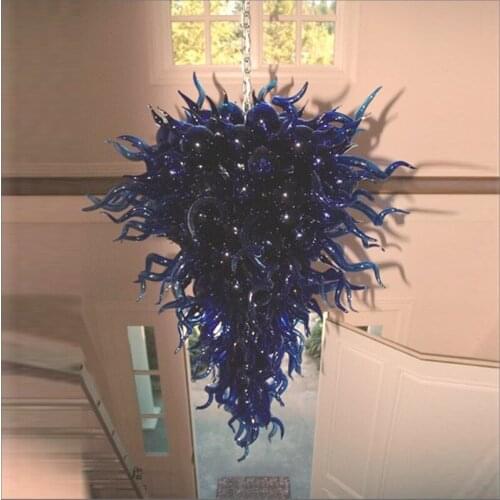Vintage Office Home Lighting Blown Glass Style Hand Blown Murano Glass Chandeliers Lighting