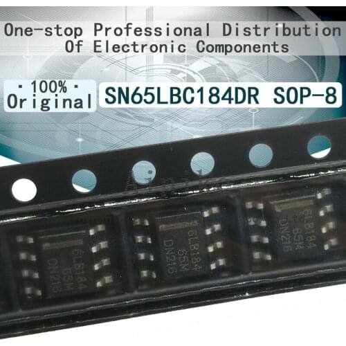 10/Pcs New Original SN65LBC184DR 6LB184 SOP-8 Differential transceiver with TVS RS485 SOIC-8 Transceiver IC chip