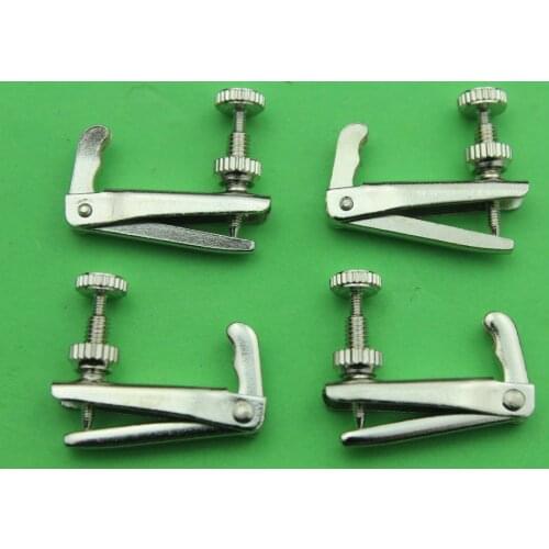 20pcs New Silver color violin String Adjuster fine tuners 3/4-4/4 size, Violin Accessories