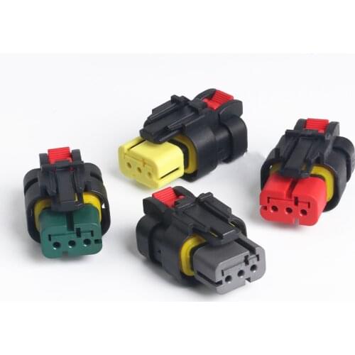 10pcs/lot 3 Pin/Way Female Excavator Harness Connector Camshaft Sensor Plug