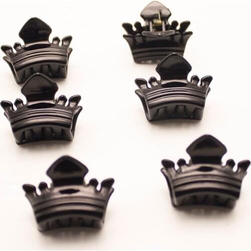 6Pcs/Lot Fashion New Acrylic Mini Hair Claws for Women Hair Clamps Crab Duckbill Clip Headwear Female Hairpin Hair Accessories