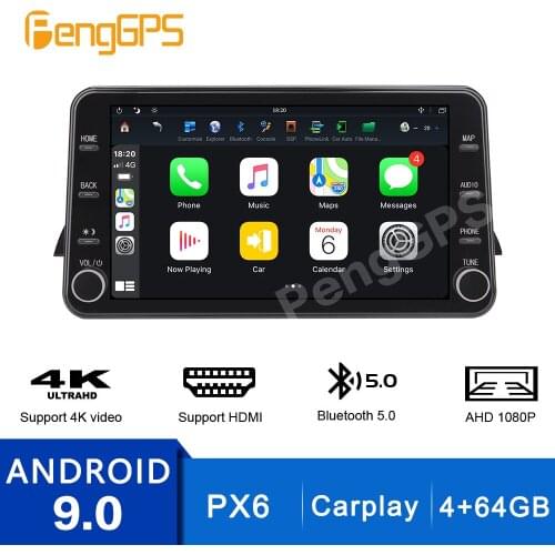 Car Multimedia Screen for Nissan Teana 2019 2020 Stream Media GPS Navigation Touch Headunit PX6 Carplay DSP Rear View Mirror