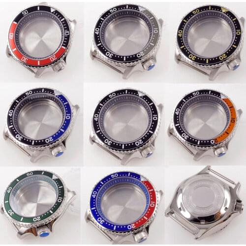 BLIGER Diver 200M Waterproof 41mm Automatic Watch Case fit NH35A NH36A SKX007 Alloy Insert Chapter Ring 120 Clicks Bezel