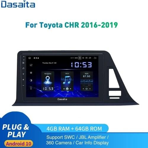 For Toyota C-HR Europe Version Multimedia 2014 2015 2016 2017 2018 2019 2020 2021 Android Car Radio GPS CHR 1Din DSP IPS Carplay