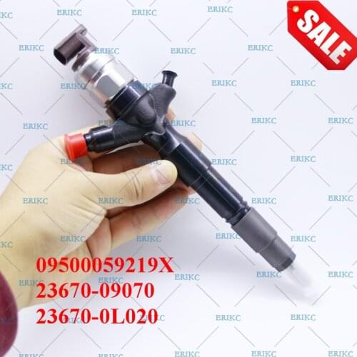 ERIKC 09500059219X Injector 59219X(23670-0L020) spare parts injector 095000-59219X (23670-09070) and diesel fuel tank injection