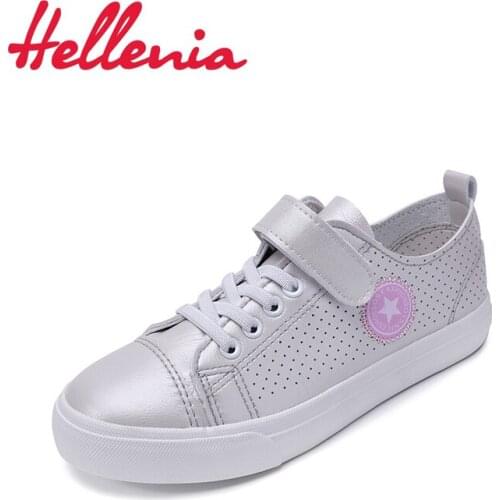 Hellenia casual children girls shoes for childrens sports shoes boys girls flats kids sneakers lace spring autumn size 31-37