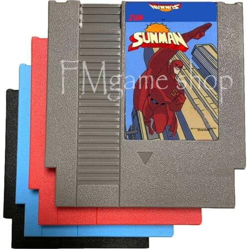 SUNMAN for 72 pins 8bit game cartridge for Video Game Console Select color English Language playstation