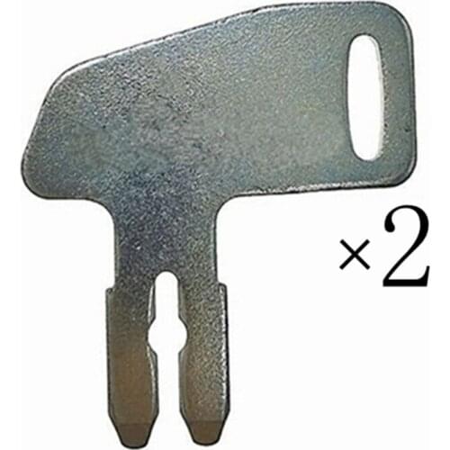 2pc Battery Disconnect Heavy Equipment Key K2C166 For Komatsu Master