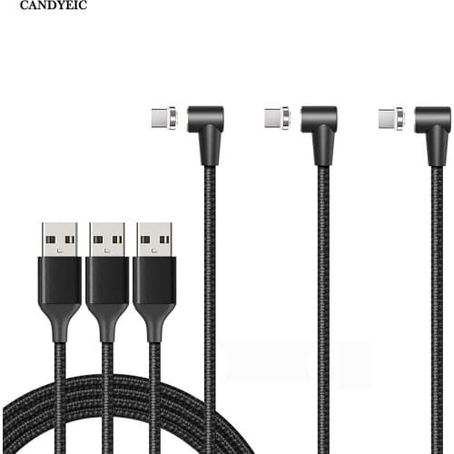 CANDYEIC Magnetic Cables For Samsung Galaxy S10e data USB Charging Cable Charger Cable USB C
