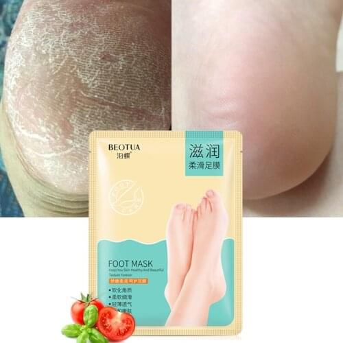 2pcs Exfoliating Foot Heels Peeling Mask Body Born Feet Mask Dead Skin Remover Smooth Energetic Socks Pedicure Foot Care