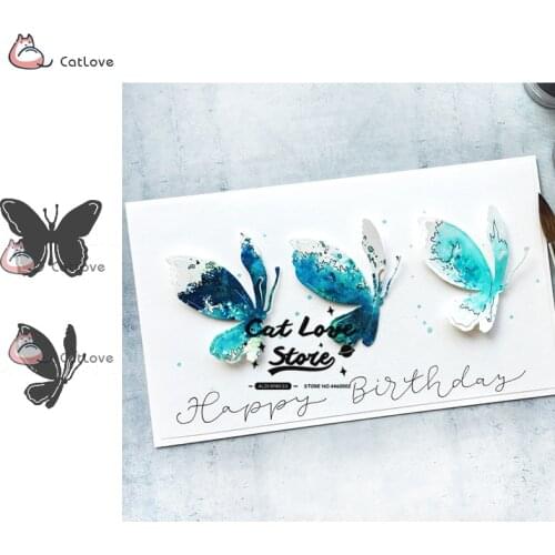 Butterfly Animal Metal Cutting Dies Stencils For DIY Scrapbooking Paper Card Decorative Craft Dies Embossing Die Cuts New 2019