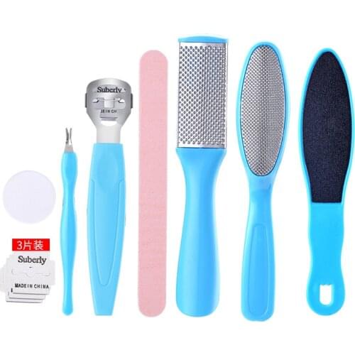 8 Piece Foot Rasp Set Heel File Grater Kit For The Feet Pedicure Rasp Remover Stainless Steel Foot Cuticle Skin Callus Remover