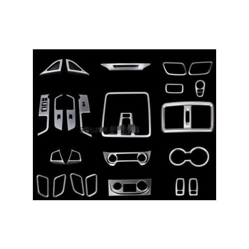 Center Console Panel Stickers Sequin Frame Interior Decoration For Hyundai Creta IX25 2016 Auto Accessories Car-styling