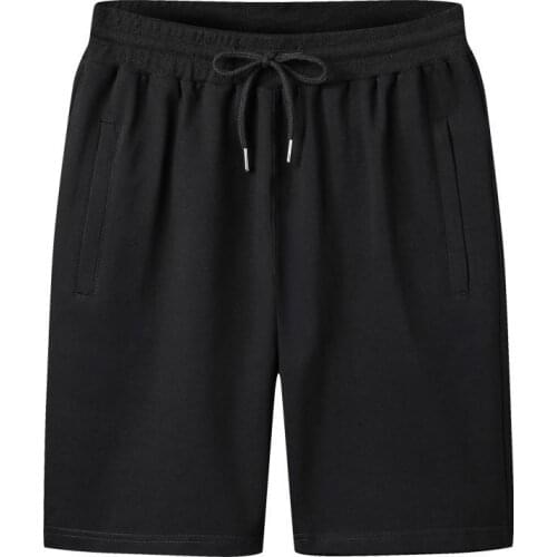 Solid Color Casual Shorts Mens Youth Cotton Sports Shorts Middle Pants Casual Korean Capris Mens Beach Pants