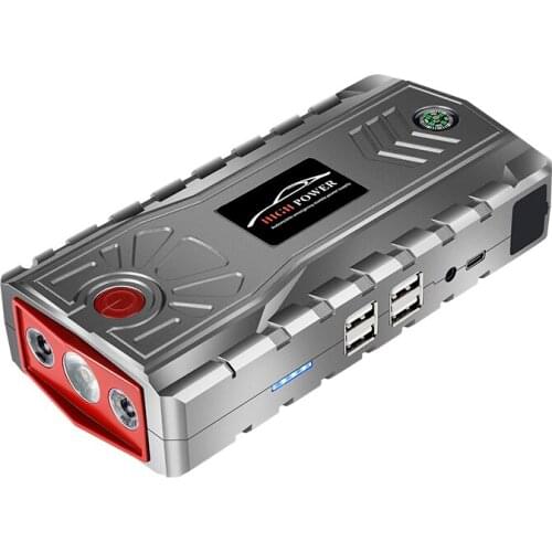 WINTUWAY Mini Portable Car Jump Starter 600A 12V Starting Device Lighter 4USB Car Jump Starter Power Bank Battery Charger