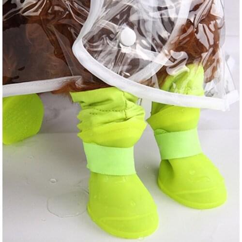 Pet Dogs Snow Rain Boots Anti-Slip Waterproof Puppy Rain Shoes Durable Winter Warm Paws Cover Household Outdoor Pet Wear