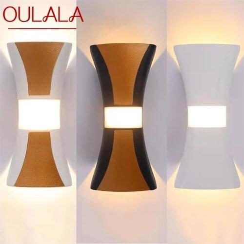 OULALA Contemporary Outdoor Wall Lights LED Sconces Simple Lamp Waterproof Decorative For Home Porch Villa