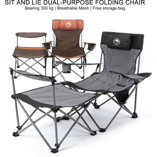 Double Folding Camping Chair Foldable Chair for Beach Terrace DIY Table Chair Desk Camping BBQ Hiking Traveling Outdoor Picnic