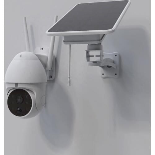 2021 New Arrival CCTV System HD 1080P PIR Battery Powered Security Outdoor Dome Solar Panel 4G Wireless Wifi IP CCTV PTZ Camera