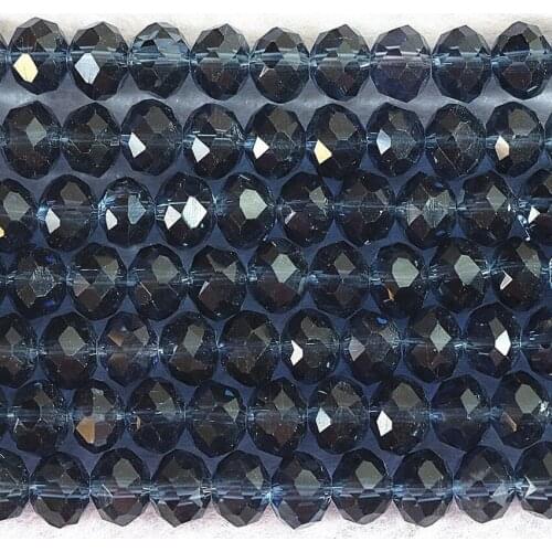 8*10mm free shipping 8 color faceted rondelle abacus AB crystal glass loose spacer beads 70pcs/strand charms jewelry making B675