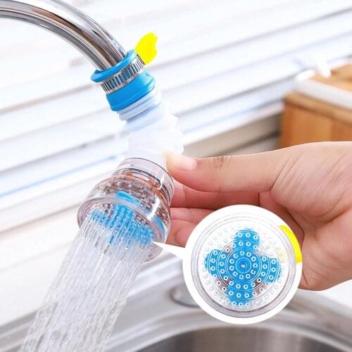 Faucet Splashproof Filter Telescopic 360 ° Rotating Water with Medical Stone Filter Water-saving Device Faucet Booster Splash