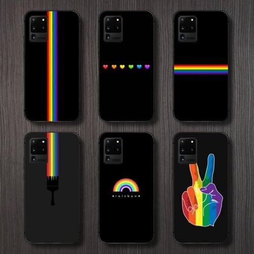 Gay Lesbian LGBT Rainbow Pride Phone Case For Samsung galaxy S 7 8 9 10 20 edge A 6 10 20 30 50 51 70 note 10 plus