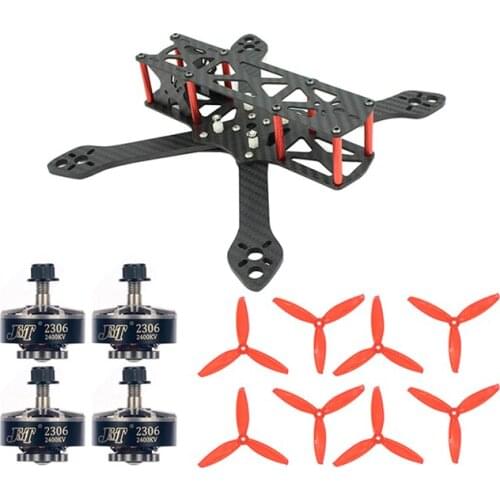 DIY T220 220mm Carbon Fiber Frame Kit with 2306-2400kv 3-4S Brushless Motors 5043 5 inch Propellers For FPV Racing Quadcopter