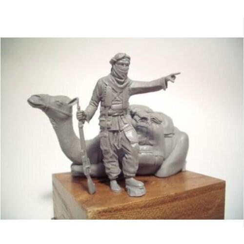 New Unassembled 1/35 Mehariste Figure with Camel 1942 Resin Kit DIY Toys Unpainted resin model