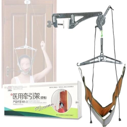 H7JC Neck Massager Door Hanging Cervical Neck Traction Device Adjustable Head Cervical