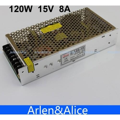 120W 15V Single Output Switching power supply for LED Strip light