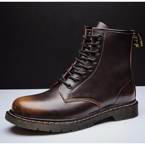 Casual Male Shoe High Sneakers Sapato Masculino Casual Mens Causal Shoes Shoe Man Men Top Leather Leisure Fashion Black Sapatos