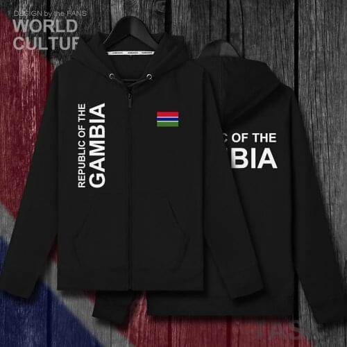 Republic of The Gambia GMB Gambian GM mens fleeces hoodies winter cardigan jerseys men jacket and coat tracksuit zipper clothes