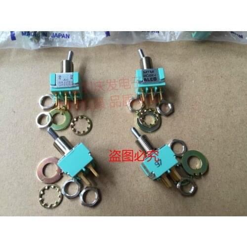 Original new 100% MTM206N button switch 6pin 2gear swing head swing arm switch 13*13*27