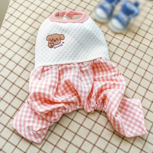 Autumn Dog Pajamas Puppy Pet Cat Jumpsuit Four-legged Homewear Clothing For Small Medium Dog Pet Chihuahua Yorkshire Dog Outfits
