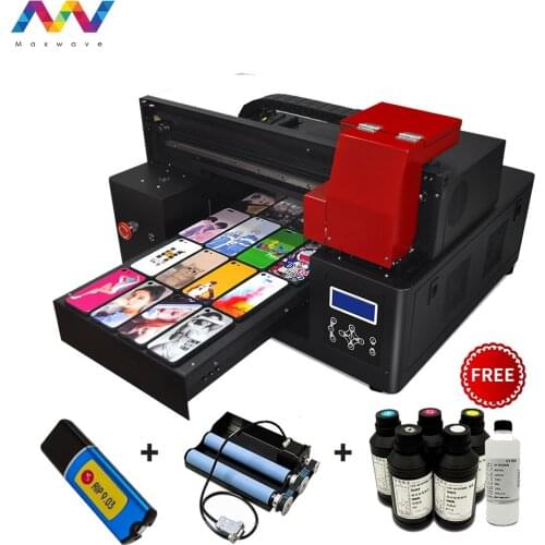 Fabric Printer A3 A4 UV Printing Machine Color Printers Epson Printing Head With 6pcs Ink CMYKWW