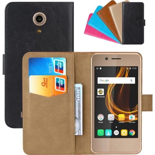 Luxury Wallet Case For Micromax Bolt Pace Q402 PU Leather Retro Flip Cover Magnetic Fashion Cases Strap