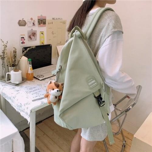 2021 new schoolbag women Korean students' Japanese department all over the shoulder bag high school simple personality Backpack
