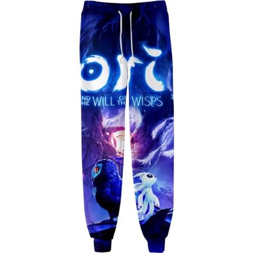 3D print Game Ori and The Will of The Wisps Jogger Pants 3D Leisure High Quality Men/women Trouser Hip hop Loose Sports Pants