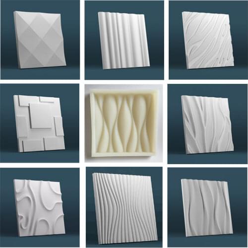 Cement gypsum wall brick mold background wall paste silica gel mold Nordic industrial wind family decoration background wall bri