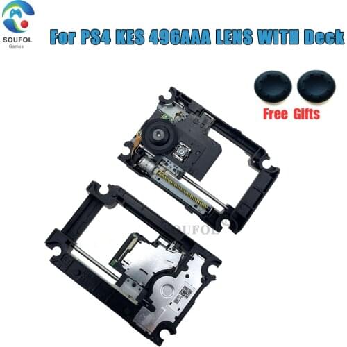 Replacement KEM-496AAA KES-496A Drive Laser Lens kem-496a with Deck For playstaion 4 PS4 Slim Pro Laser Lens Dropshipping