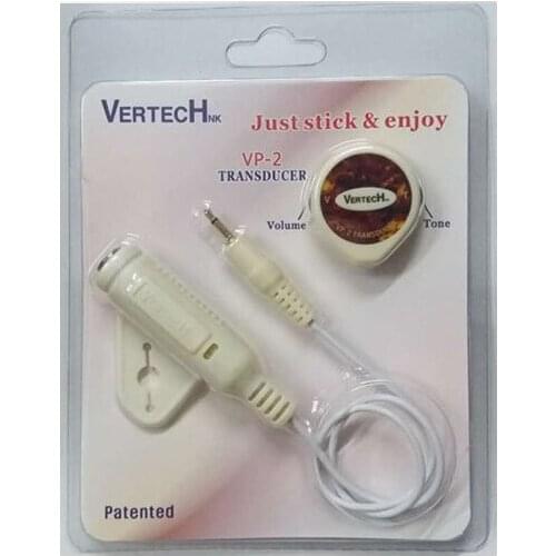 VERTECHNK VP-2 Free Hole Pickup Folk Classical Ukulele Guzheng Erhu Musical Instrument Universal Pickup with Tuning Accessories