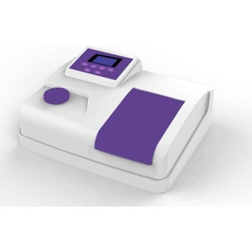 Visible Spectrophotometer V2000 320-1100 nm 4 nm 128*64mm Dot-matrix LCD Screen USB Driver/RS232 Vis Spectro