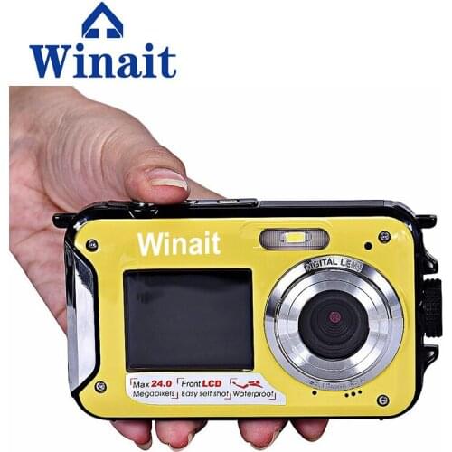 24 Mega Pixels Waterproof Digital Camera DC-16 1080P HD Professional Digital Camera Mini DVR With Face&Smile Detection