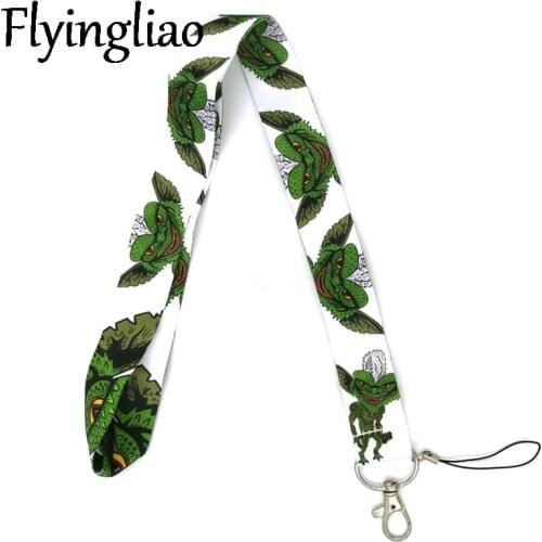 Green Gremlins Gizmo Horror Anime Lanyard for Keys Phone Cool Neck Strap Camera Whistle ID Badge Cute webbings ribbons Gifts