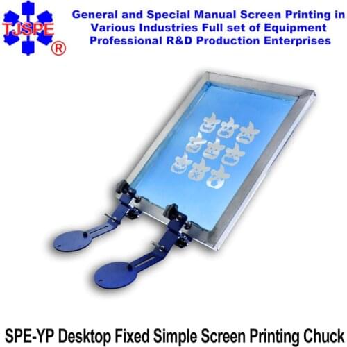006324 SPE-YP simple screen printing machine single color silk screen press equipment screen printing chuck