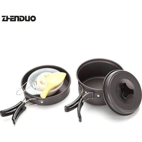 1PCS Bump Outdoor Camping Pot Picnic Portable Barbecue Pot Outdoor Tableware