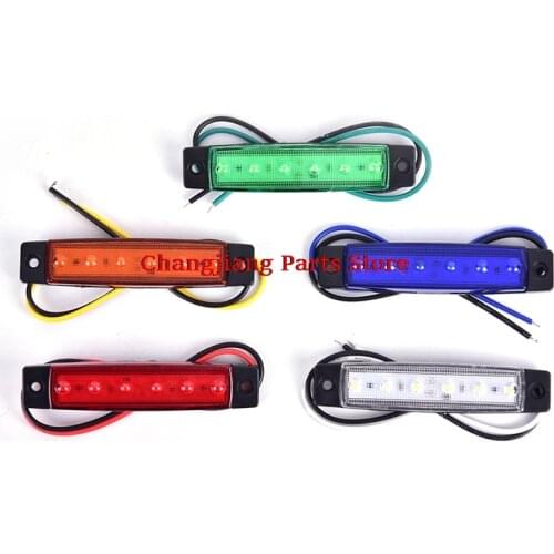 1PC Led Truck Side Marker Indicator Light Turn Signal Lamp 12V 24V LED Auto Car Bus Lorry Trailer Tail Warning Brake Lights
