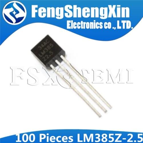 100pcs LM385Z-2.5 TO92 LM385Z LM385 LM385-2.5 TO-92 Micropower Voltage Reference Diodes